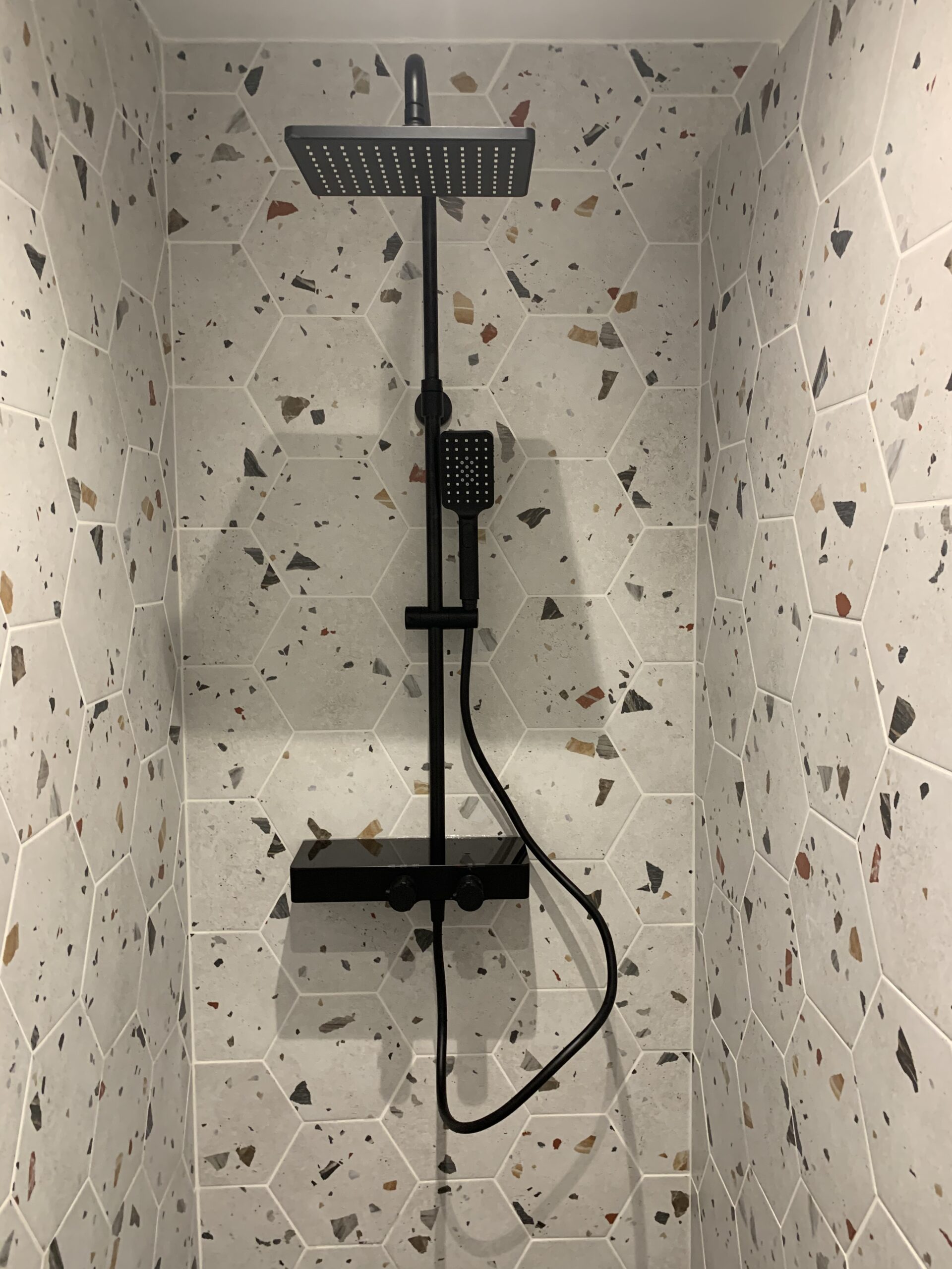 Douche plaatsen